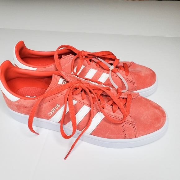 Adidas campus red men's shoes